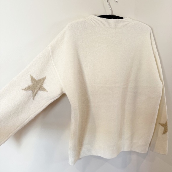 Skies are blue Star Pattern Sweater S - Picture 8 of 8